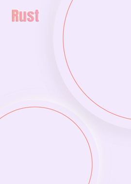 Rust 3D on abstract background