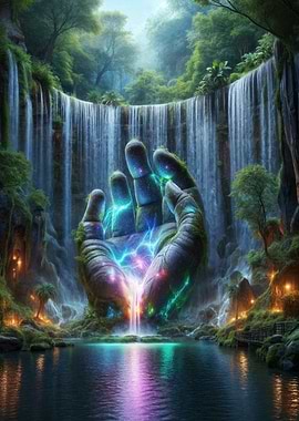 Mystical Hands Waterfall