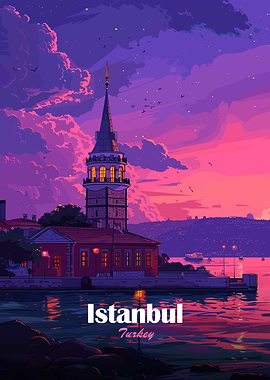 Istanbul at Sunset
