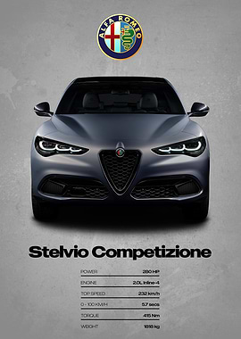 Alfa Romeo Stelvio Competizione Car