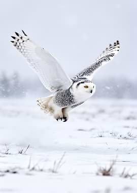 Snowy Owl in Flight