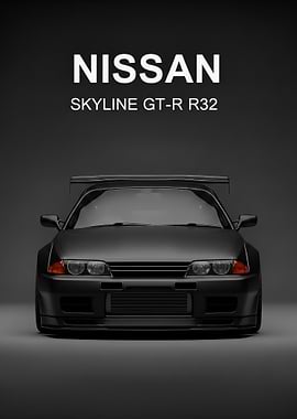 sport black Nissan Skyline GT-R R32