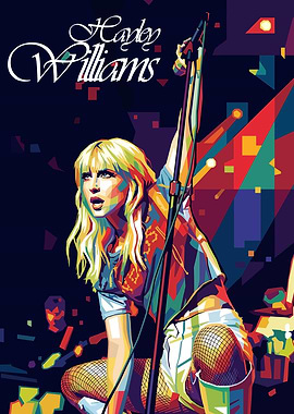 Hayley Williams Pop Art