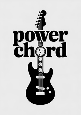Power Chord Guitar with Outlets