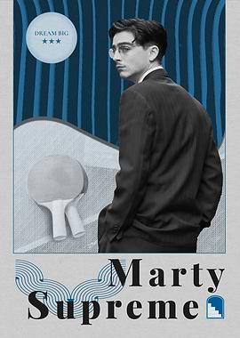 Marty Supreme Vintage Poster