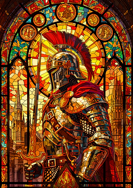 Spartan Stained Glass