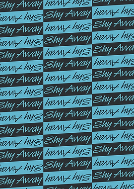 Shy Away Text Pattern