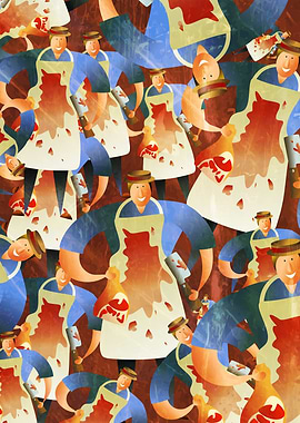 Grunge Butcher Background