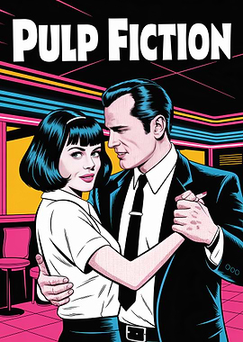 Pulp Fiction Dance Poster