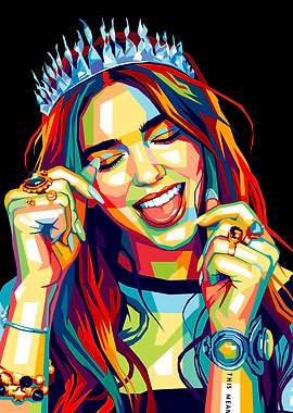 Dua Lipa Pop Art