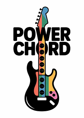 Power Chord Guitar Art