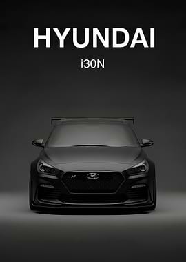 sport black Hyundai i30N Front View