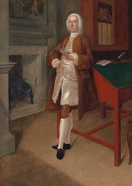 Portrait of a Man in 18th Century Attire