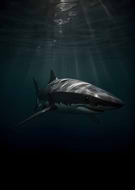 Great White Shark Underwater