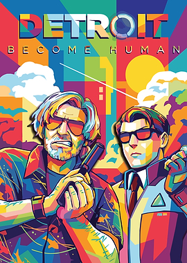 Detroit: Become Human Pop Art Poster