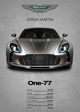 Aston Martin One-77 Poster