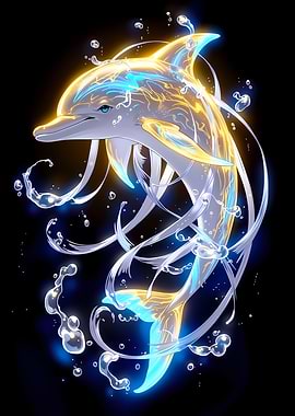 Neon Dolphin