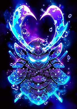 Neon Samurai Heart