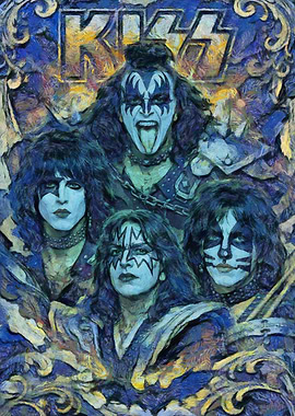 KISS Band Portrait