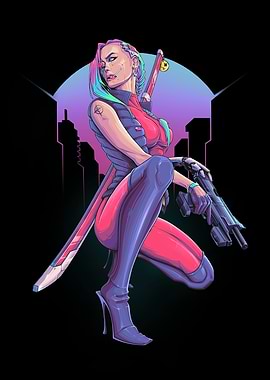 Cyberpunk girl