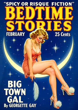 Vintage 'Bedtime Stories' Magazine Cover