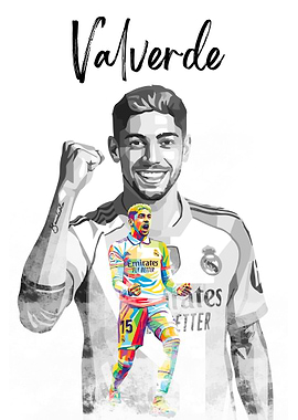 Valverde Soccer Player Art