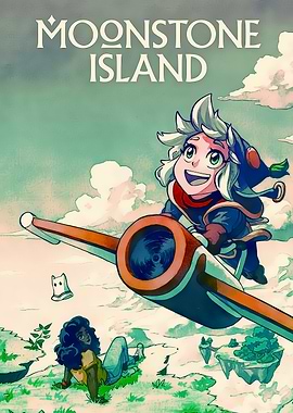 Moonstone Island Game Art Poster