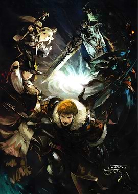 Fantasy Warriors in Battle