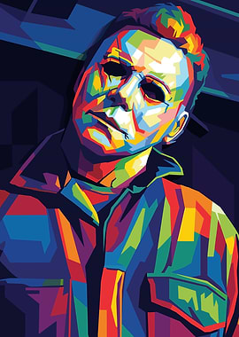 Michael Myers Pop Art Portrait
