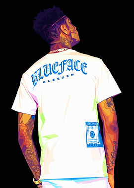 Blueface Bleedem T-shirt Graphic