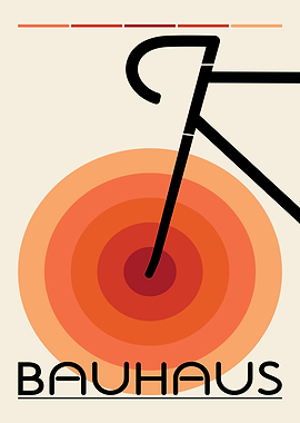 Bauhaus Bicycle Poster