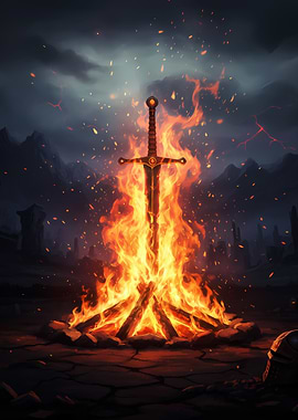 Sword in Bonfire