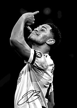 Football Player Jude Celebrating