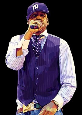 Jay-Z Performing in a Suit
