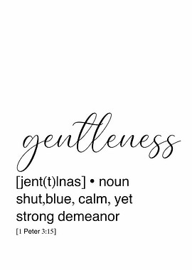 Gentleness Definition Art