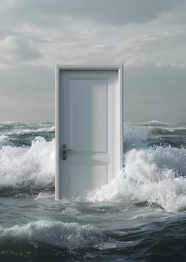 Doorway in a Stormy Sea