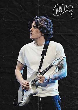 John Mayer Playing Guitar