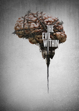 The Evil Within Brain Poster