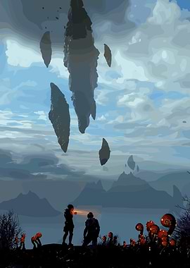 Sci-fi explorers mass planet