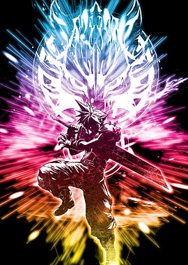 Cloud Strife with Buster Sword