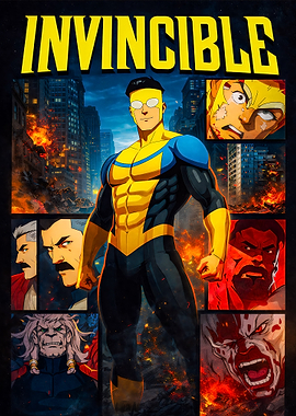 Invincible Comic Book Poster
