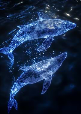 Digital Whales in Deep Blue Water