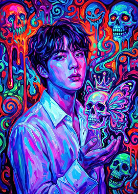 Pop Art Portrait of World Wide Handsome