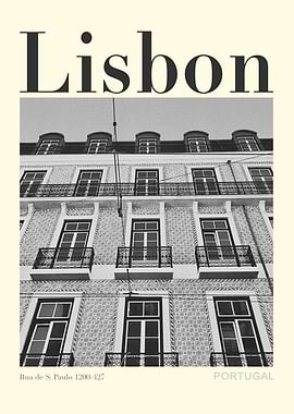 Lisbon Travel Poster