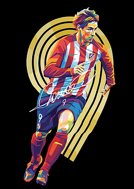 Fernando Torres Pop Art Portrait