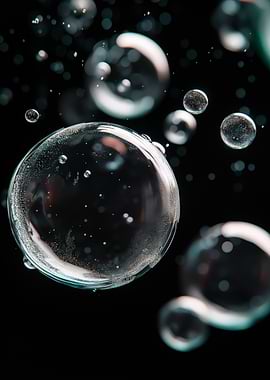 Bubbles in Dark Water