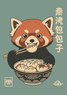 Red Panda Dumpling Feast