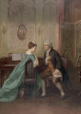 Couple by the Piano