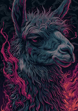Llama Dan Mumford Style