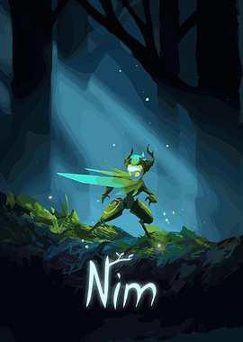 Nim character in a mystical forest